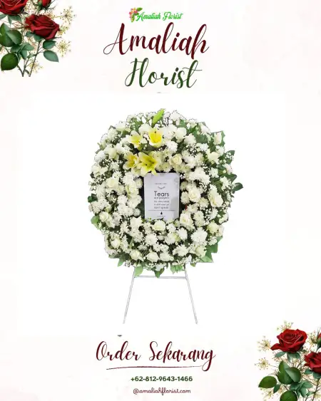 Krans Bunga Duka Kerek